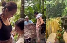 6 Potret Luna Maya dan Maxime Bouttier Jalani Ritual Melukat di Bali Sebelum Menikah, Kompak Pakai Kain Batik Corak Khusus Penuh Makna