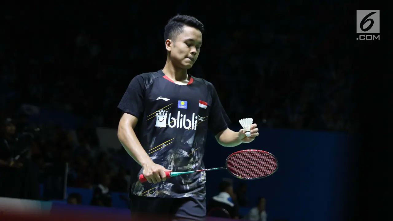 Anthony Ginting Terhenti di Babak 16 Besar Indonesia Open 2019