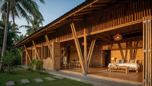 Tipe Rumah untuk Gen Z yang Estetik dan Ramah Lingkungan Model Hunian Strruktur Bambu