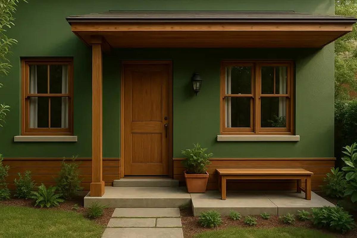 7 Kombinasi Cat Rumah Warna Hijau yang Bagus dan Elegan, Bikin Hunian Jadi Adem dan Estetik