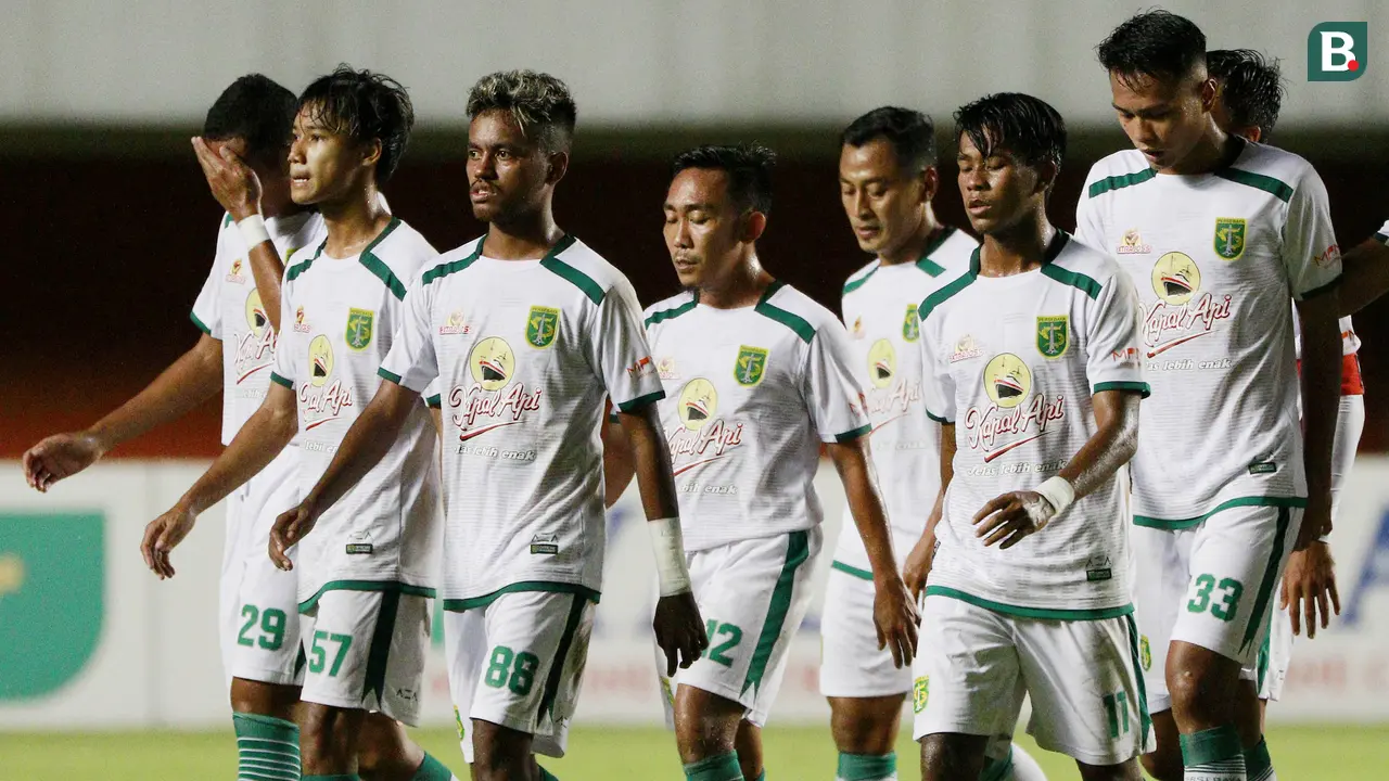 FOTO: 5 Gol dan 2 Kartu Merah Tersaji, Persib Bandung Singkirkan Persebaya Surabaya 3-2 - Tim Persebaya