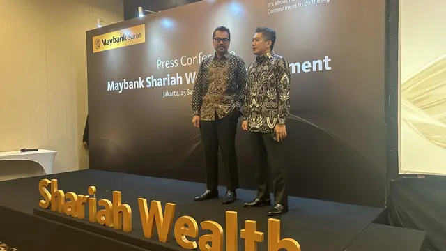 PT Maybank Indonesia Tbk (BNII) melalui Unit Usaha Syariah (UUS) telah resmi meluncurkan Maybank Shariah Wealth Management (MySWM), Senin (25/9/2023). (Foto: Liputan6.com/Elga N)