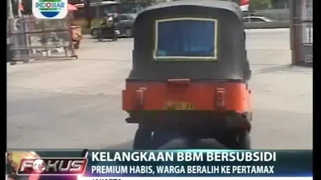 Premium Habis, Warga Beralih ke Pertamax