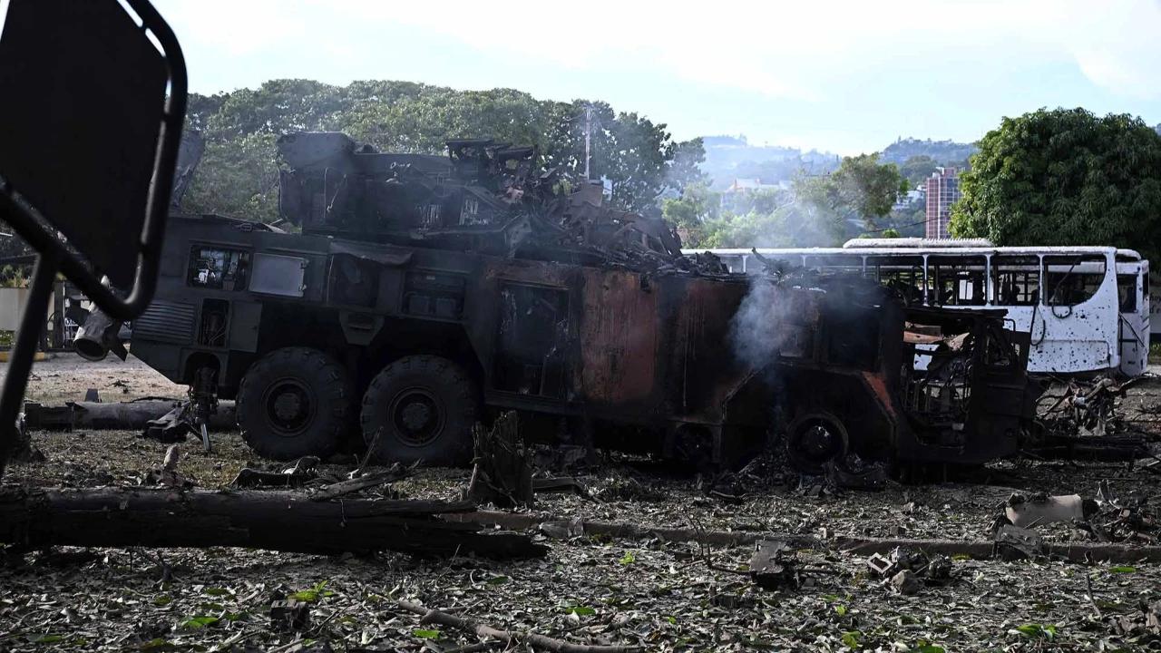 FOTO:  Jejak Kerusakan Serangan Amerika Serikat di Ibu Kota Venezuela