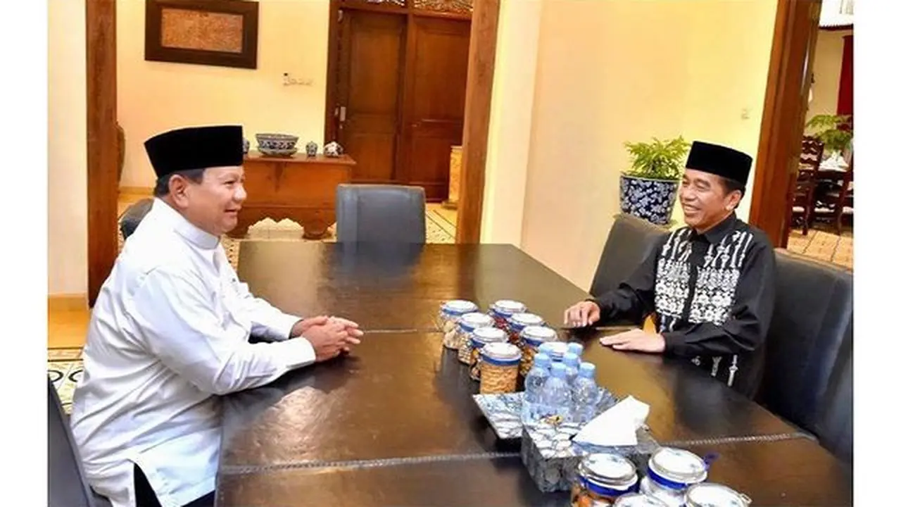 Silaturahmi Prabowo dan Jokowi di Solo.
