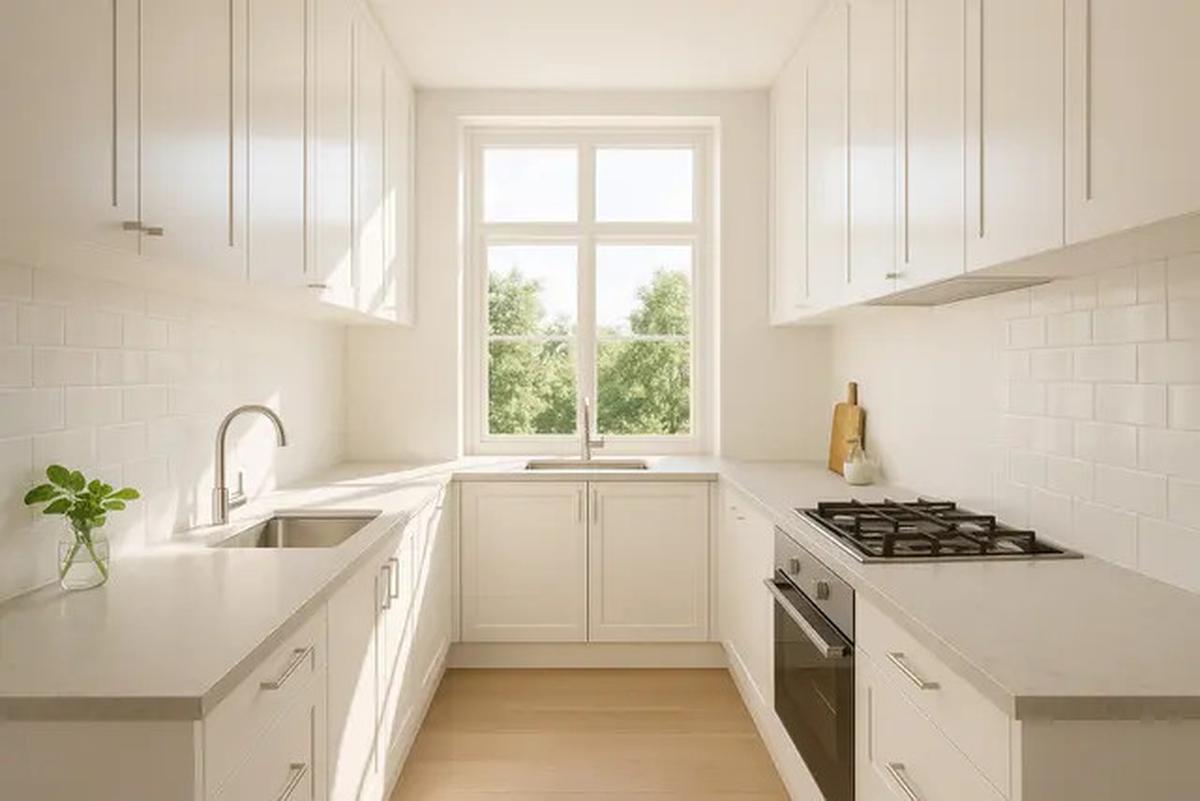 10 Model Dapur Sempit dengan Kabinet Minimalis 2025, Bikin Rumah Mungil Lega
