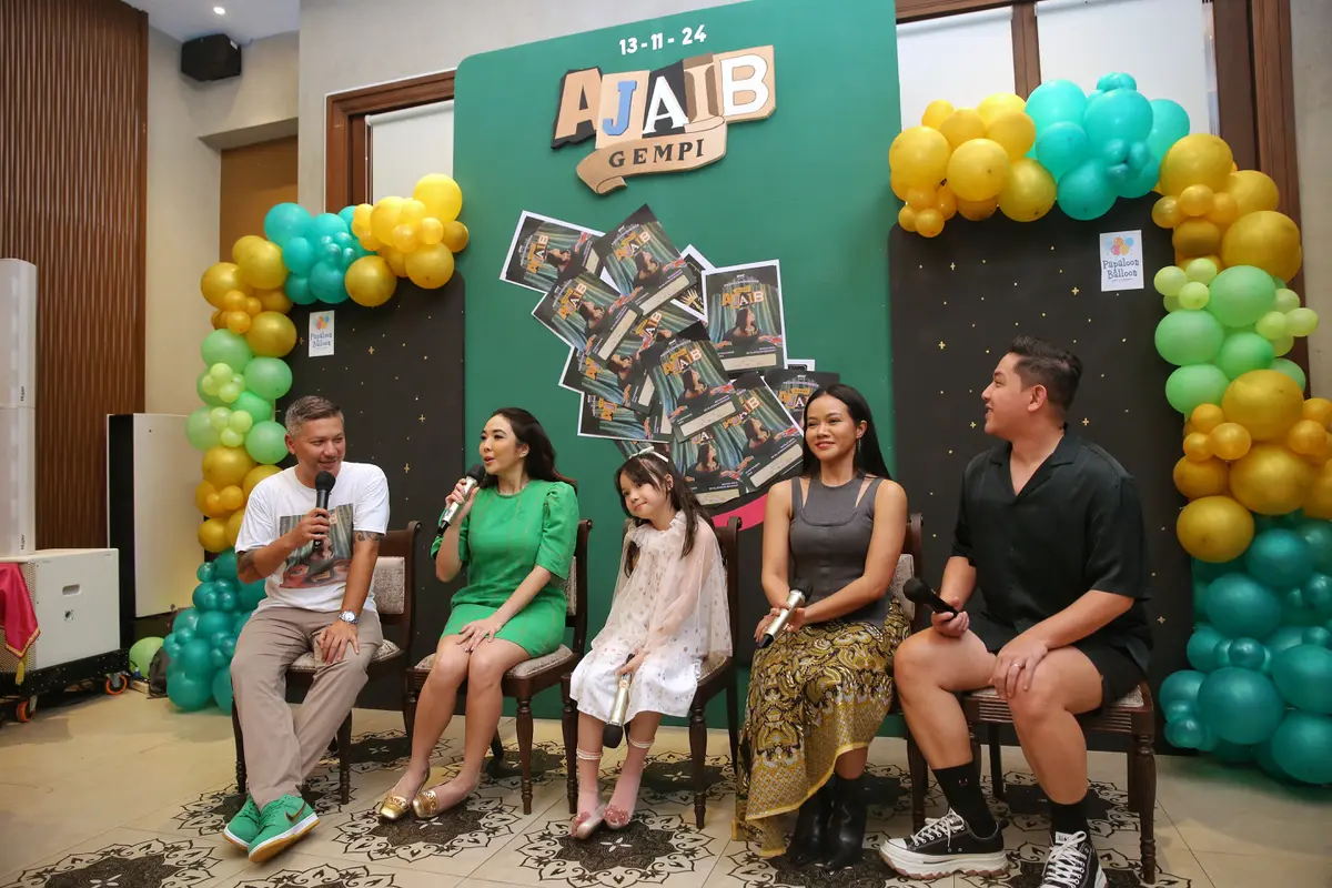 Gempi saat melakukan konferensi pers yang berlangsung di Hutan Kota by Plataran, Jakarta Pusat (Fimela.com/Dok/Adrian Putra)