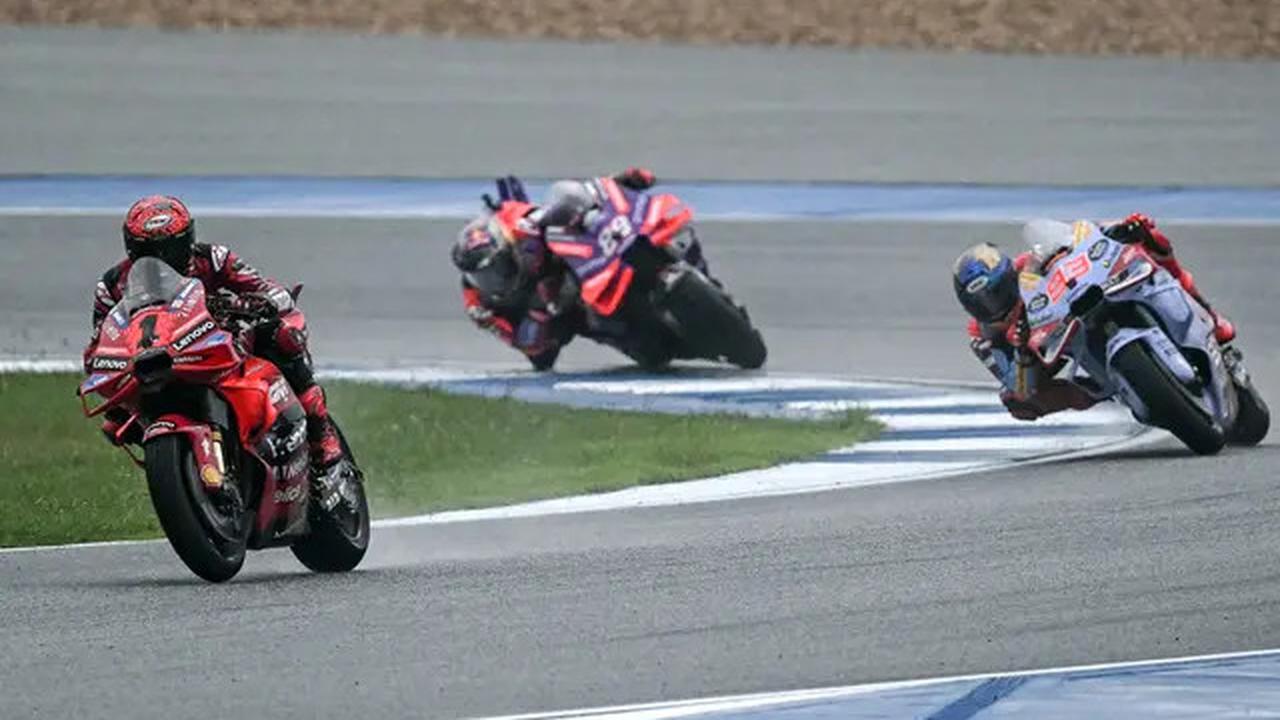 Hasil MotoGP Thailand 2024: Marc Marquez Crash, Pecco Bagnaia Finis Pertama