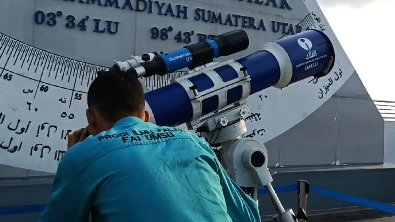 Pemantauan Hilal Ramadan di OIF UMSU