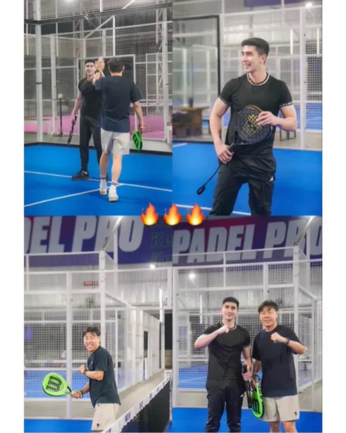 7 Potret Fuji dan Verrell Olahraga Bareng Shin Tae-yong, Diajari Tren Velocity