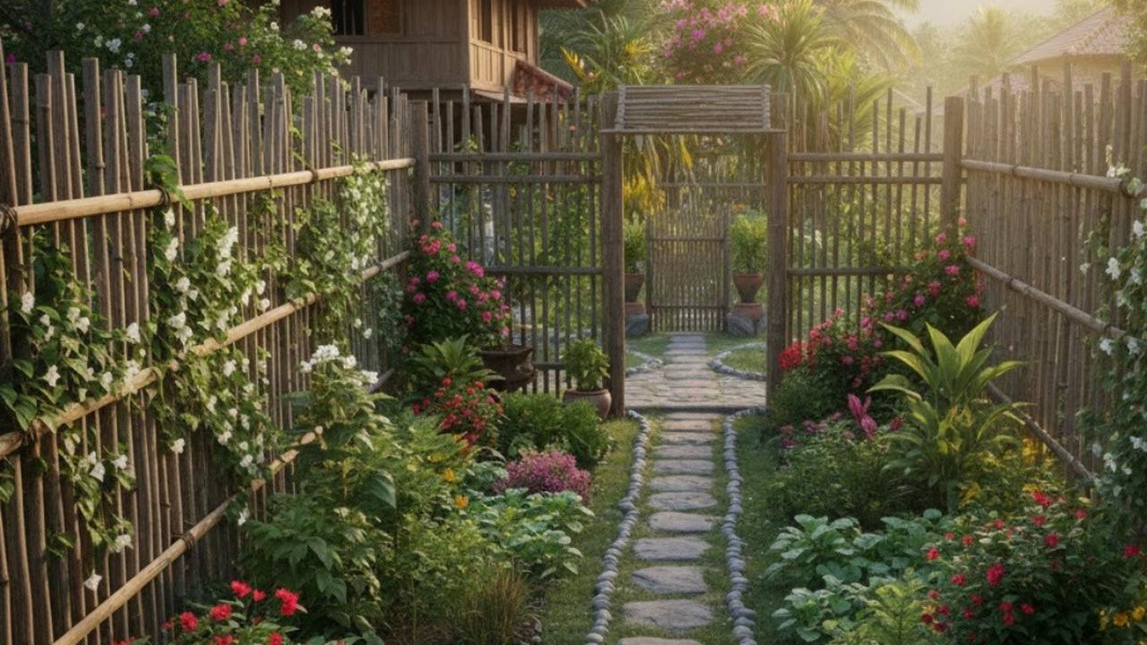Cara Membuat Pagar Kebun Rumah dari Bambu yang Efektif Cegah Ular Masuk, Hunian Jadi Lebih Aman
