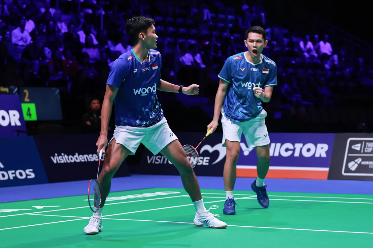 Fajar Alfian/Muhammad Shohibul Fikri - Denmark Open 2025 - Bulu Tangkis