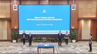 Purbaya Resmi Serahkan Jabatan Menkeu ke Suahasil Nazara