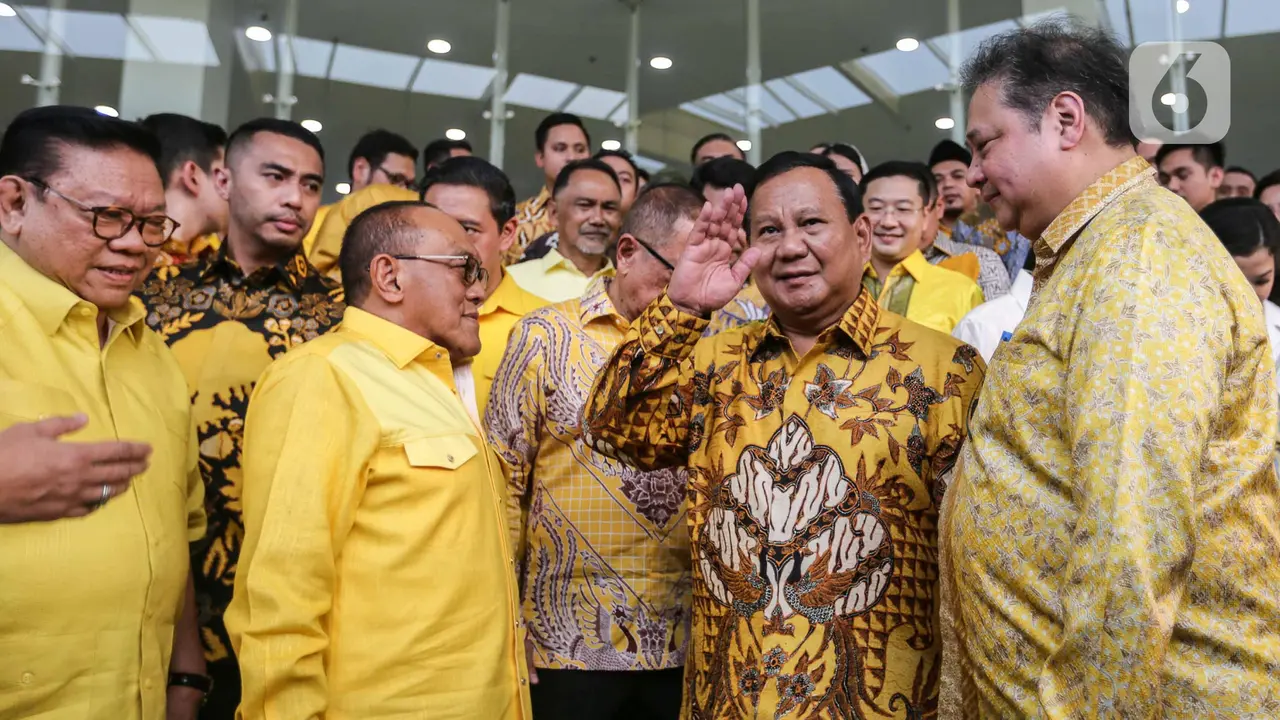 Prabowo Subianto Sambangi Markas Golkar