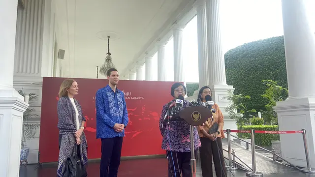 Menteri Iklim dan Lingkungan Norwegia, Andreas Bjelland Eriksen di Istana Merdeka Jakarta, Minggu (2/6/2024) sore.