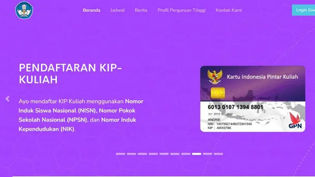 Jadwal dan Syarat Pendaftaran KIP Kuliah 2025, Persiapkan Diri Mulai Sekarang