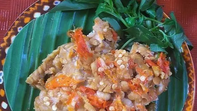 Tempe sambal bawang./Copyright cookpad.com/Fatihatul Muali