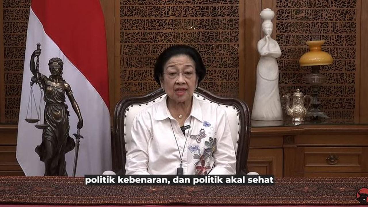 Ketua Umum PDIP sekaligus Presiden Kelima RI Megawati Soekarnoputri.