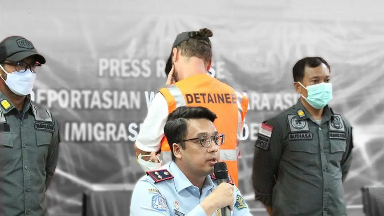 Kantor Imigrasi Kelas I TPI Denpasar menindak tegas warga negara asing (WNA) Rusia yang melanggar aturan keimigrasian.