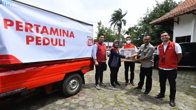 PT Pertamina bergerak cepat menanggapi bencana gempa bumi yang terjadi di wilayah Cianjur, Jawa Barat pada Senin (21/11)