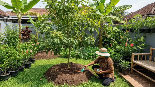 Tips Menanam Alpukat di Tanah yang Kurang Subur. Foto: AI Generated