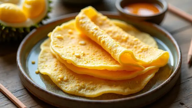 Resep Roti Jala Durian