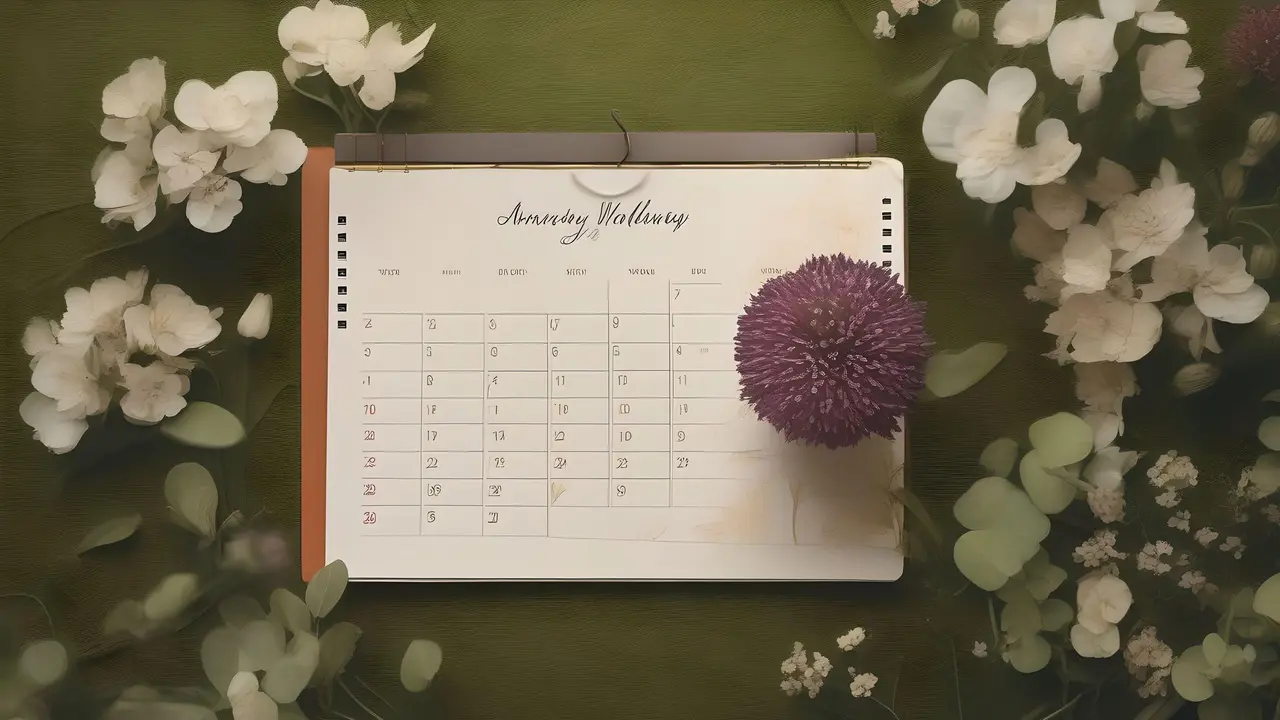 ilustrasi kalender (Foto By AI)