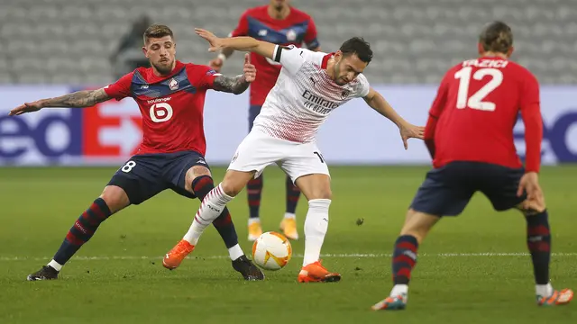 AC Milan Bermain Imbang dengan Lille di San Siro