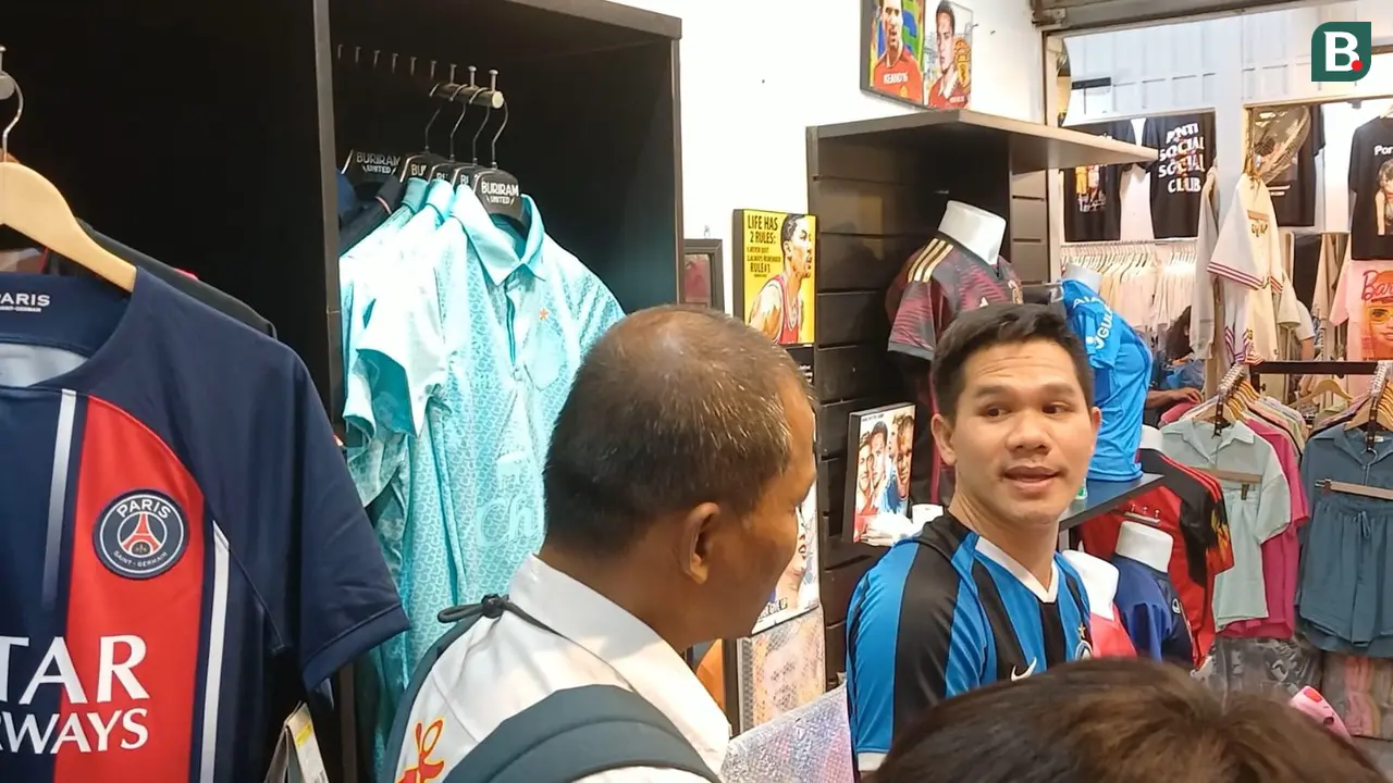 Penjual jersey di bangkok, Thailand