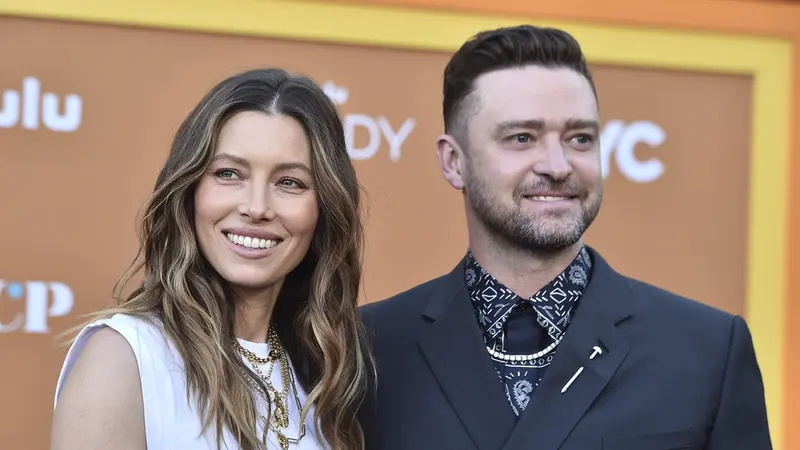 Jessica Biel dan Justin Timberlake pada 2022. (Jordan Strauss/Invision/AP, File)