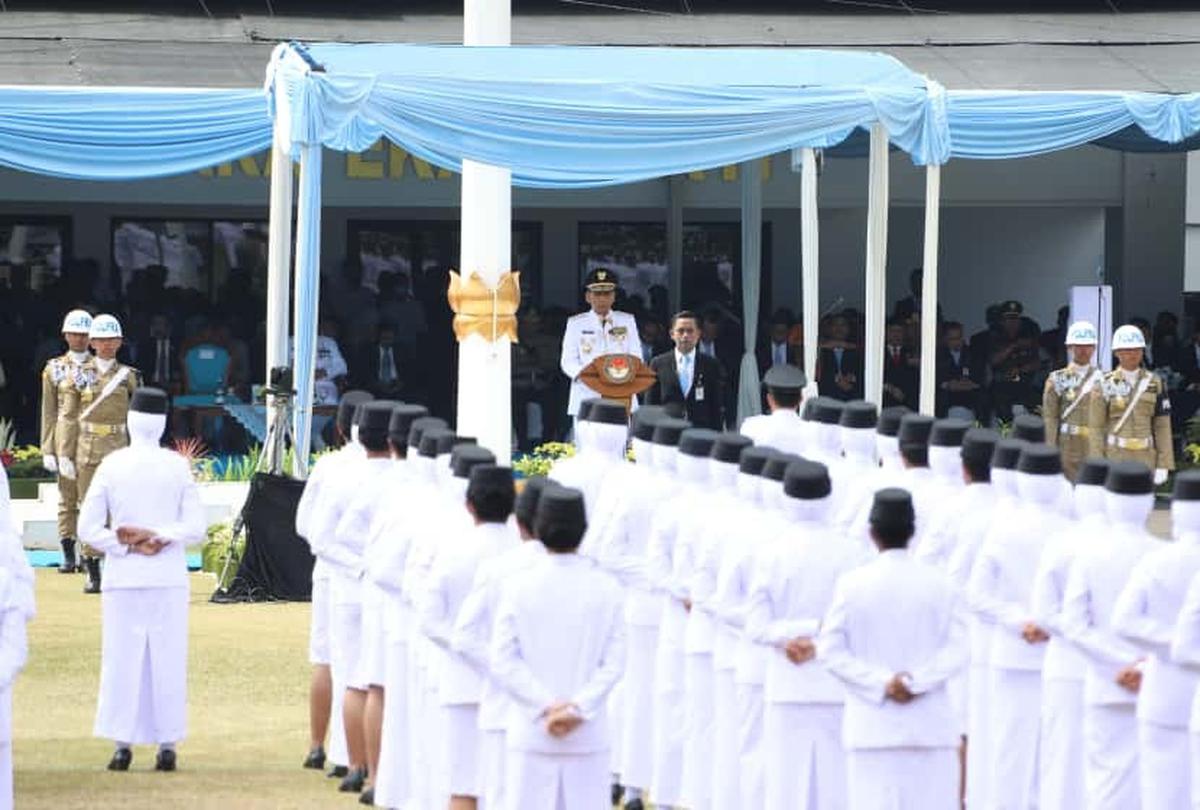 Wamendagri Akhmad Wiyagus Pimpin Upacara Pengukuhan Praja Pratama IPDN Angkatan XXXVI