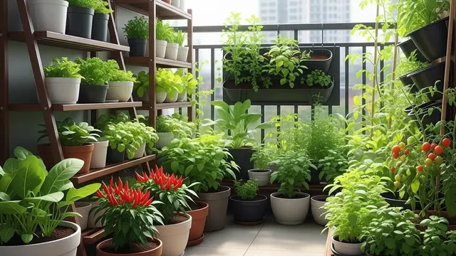 Rumah Mini Tapi Punya Kebun Sayur Luas