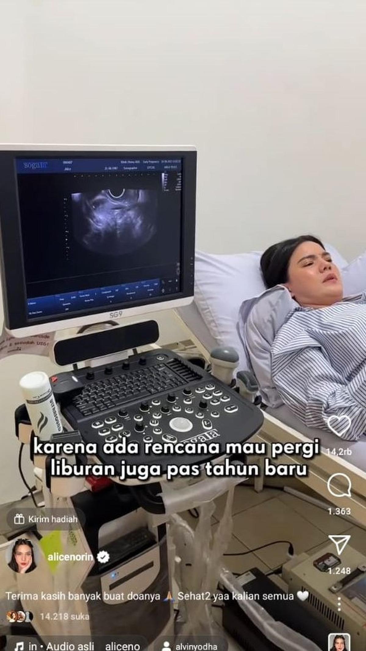 Namun, pada akhir tahun 2023, Alice merasakan nyeri hebat di perut bagian bawah. Pemeriksaan lebih lanjut menemukan ada pembuluh darah di dekat miom yang berukuran 6 cm. Pembuluh darah ini menandakan keganasan.