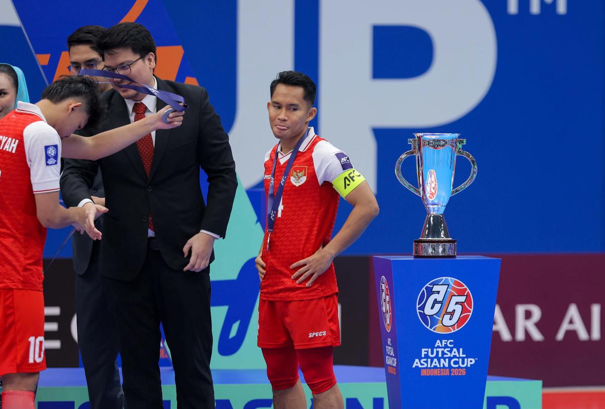 FOTO: Timnas Futsal Indonesia Gagal Juara Asia Usai Kalah Adu Penalt