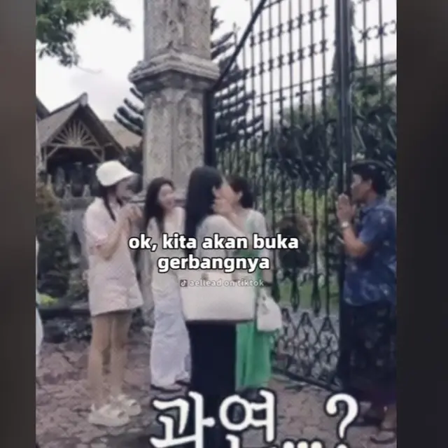 Dita Karang Flexing Disambut Bak Putri Kerajaan dan Naik Helikopter di Bali.  foto: TikTok @aellead