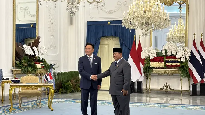 Prabowo Sambut Kunjungan Resmi PM Thailand di Istana