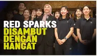 Berita video raut wajah gembira terpancar dari pemain Red Sparks, Megawati Hangestri menyambut rekan satu timnya tiba di Indonesia dalam laga eksibisi melawan Indonesia All Star.