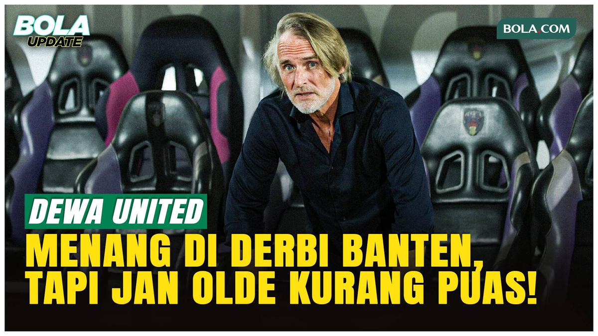 Dewa United Menang atas Persita, Tapi Jan Olde Punya Catatan