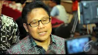 Ketua Umum PKB Muhaimin Iskandar saat menghadiri acara  Halaqoh Kebudayaan Islam Nusantara, Jakpus, Rabu (20/8/2014) (Liputan6.com/Panji Diksana)