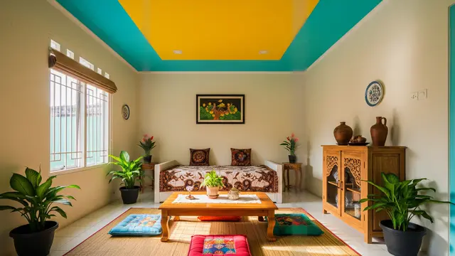 9 Desain Ceiling Rumah Kecil Anti Pengap dan Sempit, Rahasia Hunian Lapang