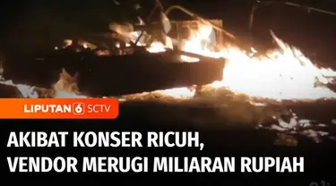 Dampak konser batal merembet kemana-mana, penonton rugi, karena tidak bisa menonton artis kesayangannya. Sementara, vendor juga rugi, sampai miliaran rupiah gara-gara ulah penonton yang ricuh. Kalau sudah begini siapa yang harus bertanggung jawab? Ki...