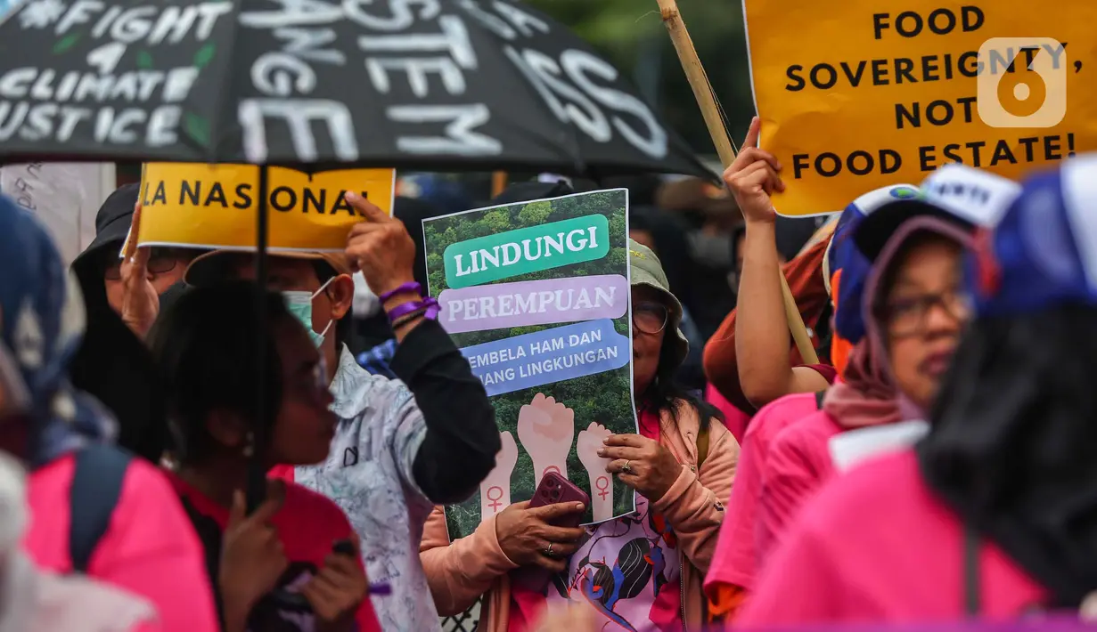 Mengutip situs internationalwomensday.com tema kampanye Hari Perempuan Internasional 2024 adalah Inspire Inclusion. (Liputan6.com/Angga Yuniar)
