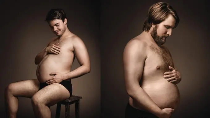 Iklan Bir Jerman Sisipkan Pesan Tersembunyi Lewat 3 Pria 'Hamil'