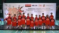 Sebanyak 11 atlet berhasil bergabung dengan PB Djarum dan meraih Djarum Beasiswa Bulutangkis setelah melalui rangkaian proses seleksi di Audisi Umum PB Djarum 2023. (dok. Megapro Communications for PB Djarum)