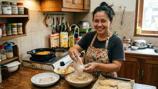 Resep Chicken Schnitzel Ala Rumahan/AI Generated