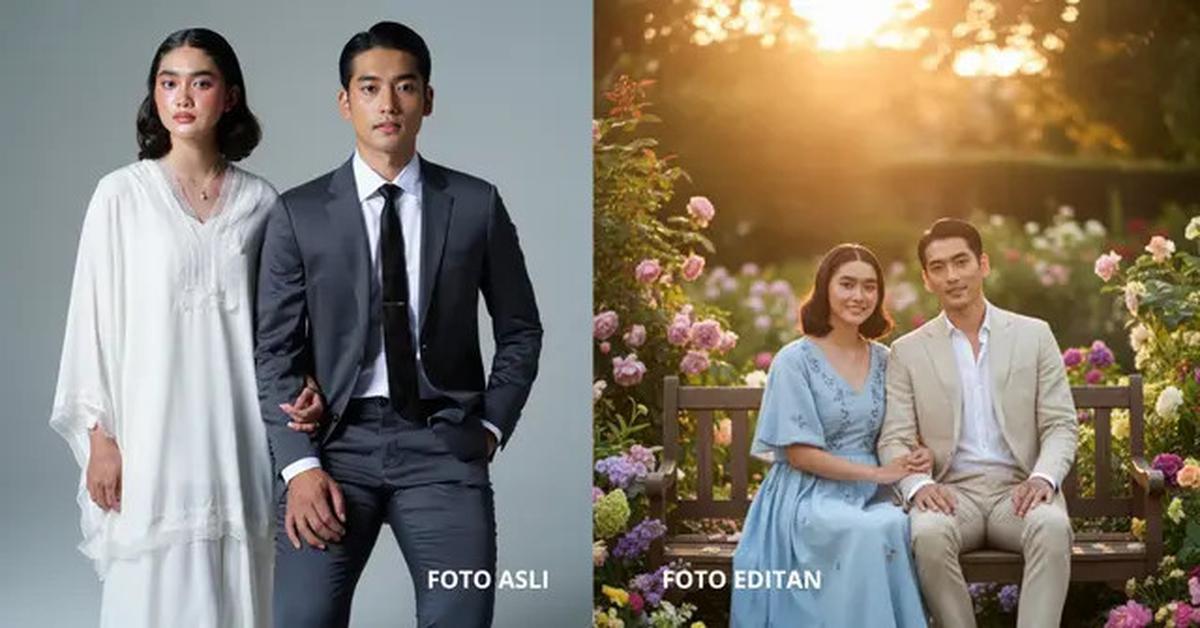 7 Prompt Gemini AI Edit Foto Berdua dengan Pacar, Tak Perlu Bingung Pilih Tempat Foto