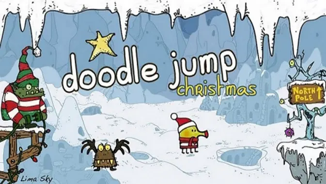 Doodle Jump Christmas Special. (Doc: Google Play Store)