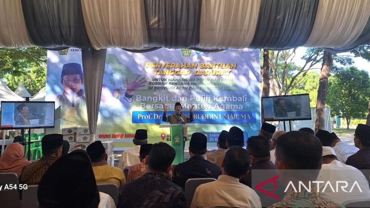 Kemenag Siapkan Anggaran, Rehabilitasi Sekolah Agama Pascabencana Dimulai Tahun 2026