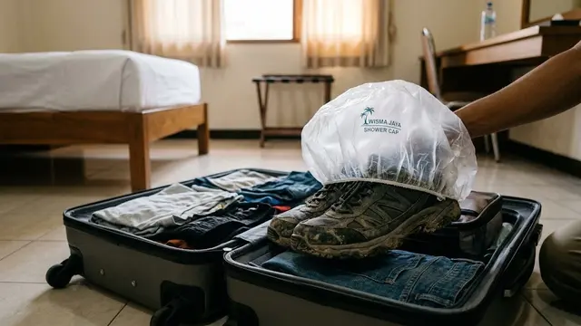 Kegunaan Shower Cap Hotel