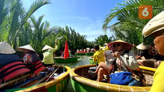 Vietnam Sulap Tempat Persembunyian Perang Jadi Destinasi Wisata Coconut Village, Susur Sungai dengan Perahu Berbentuk Mangkuk